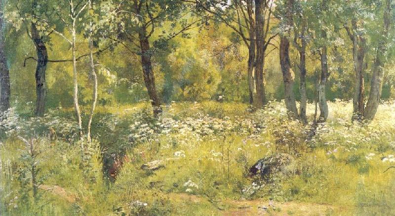 Ivan Shishkin Grassy Glades of the Forest china oil painting image